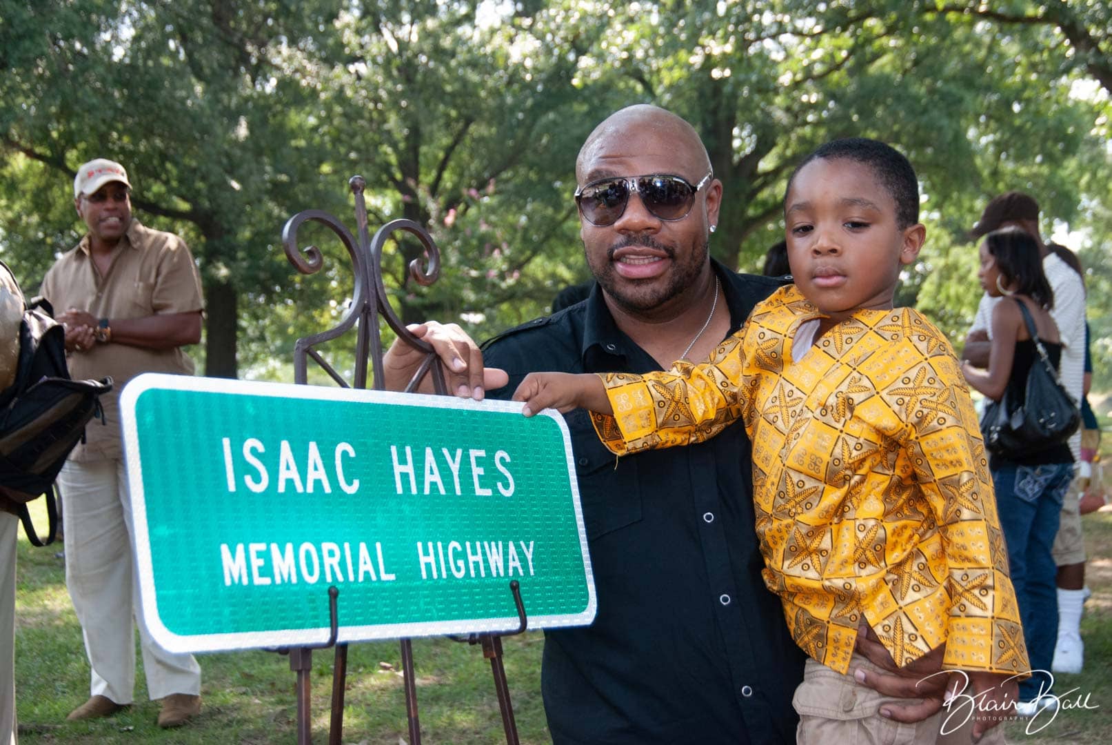 Event Isaac Hayes Memorial With His Two Sons_© Ball Photography Image