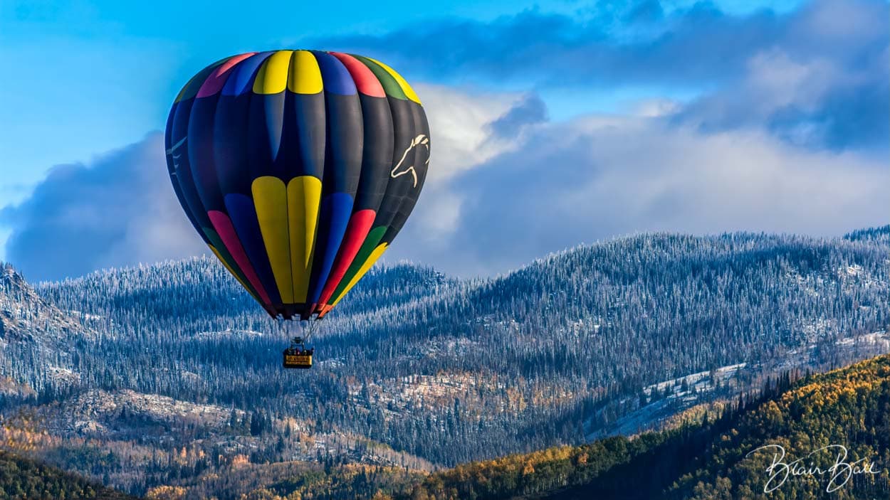 Steamboat Springs Hot Air Balloon in Autumn_©Blair Ball Photography Image
