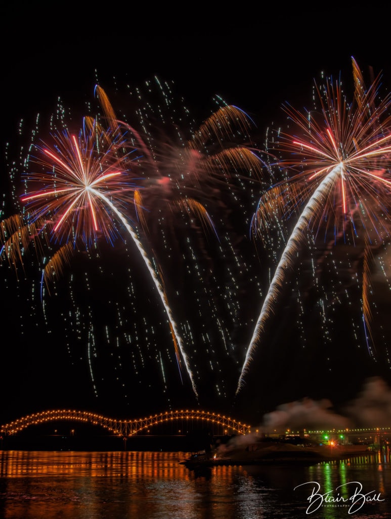 Memphis 4th of July Fireworks _©Blair Ball Photography Image