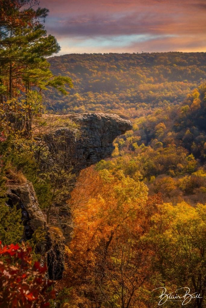 Hawksbill Crag Arkansas - ©Blair Ball Photography Image