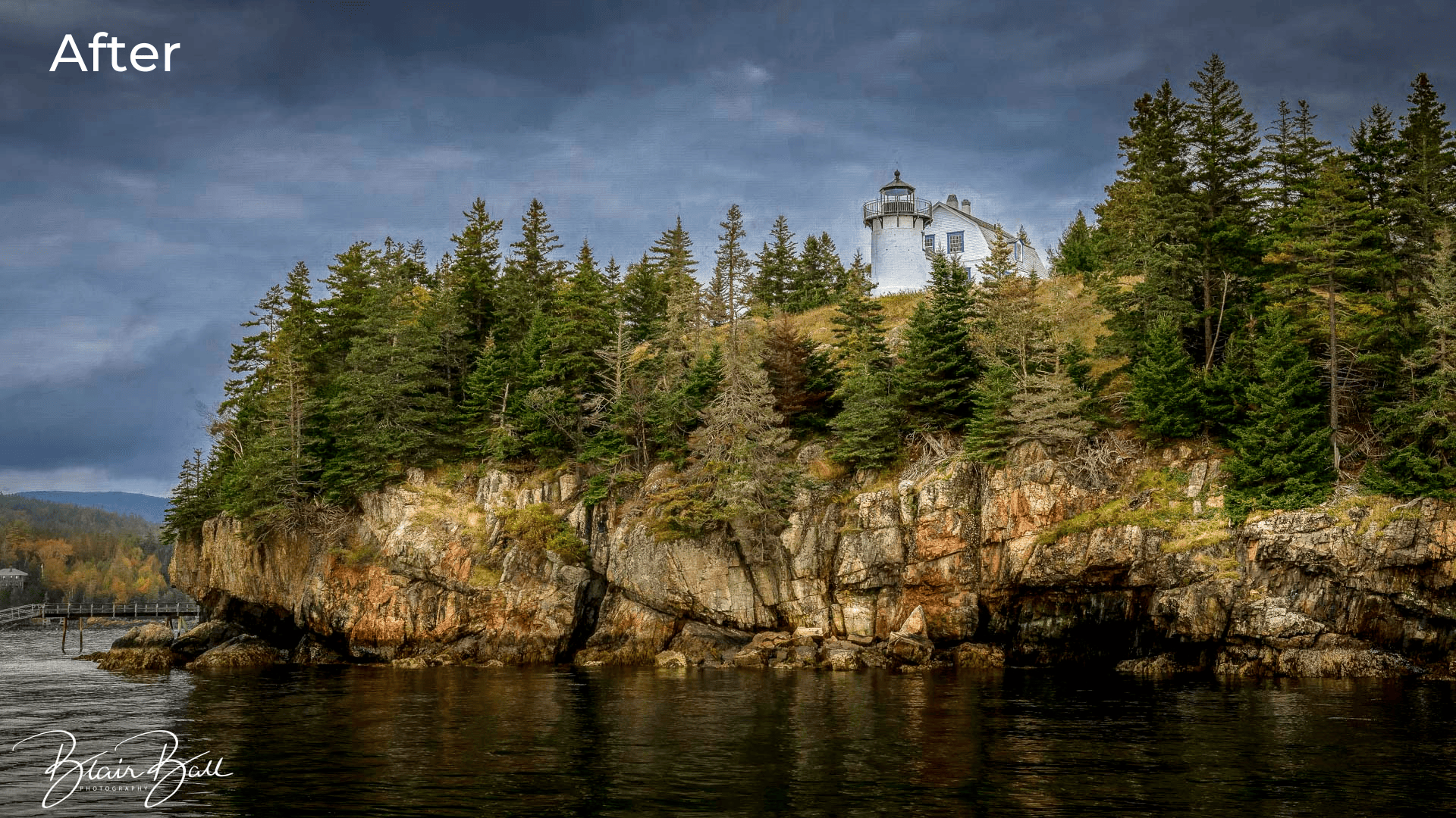Maine Coastal Lighthouse - After - ©Blair Ball Photography Image