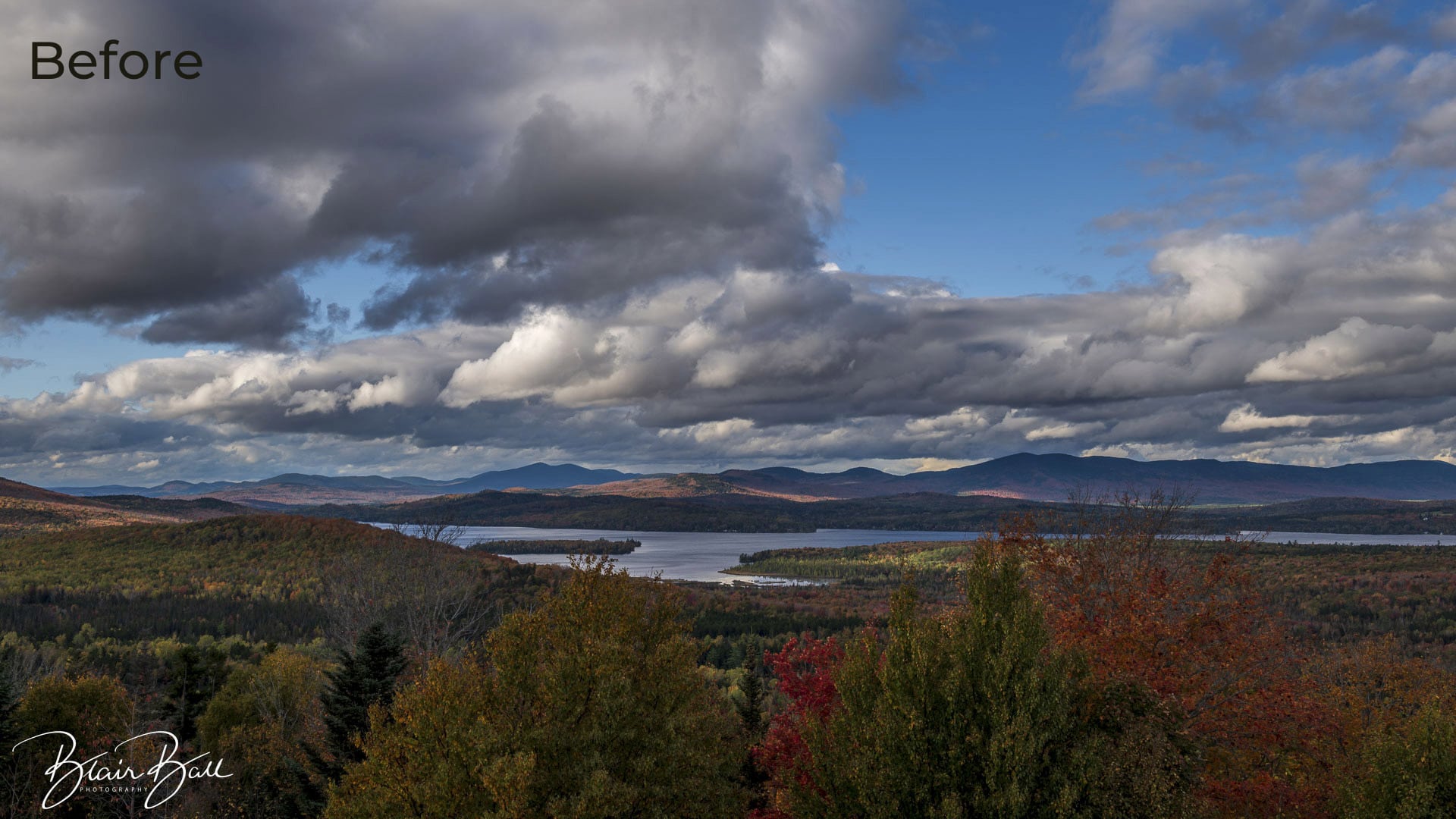 Rangeley Maine - Height of the Land - Before - ©Blair Ball Photography Image
